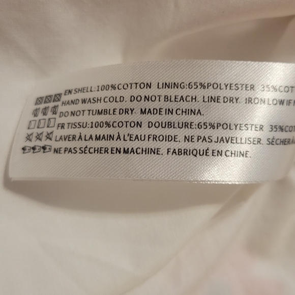 En Saison Red Daisy Flower Tiered Baby Doll Dress Women's Size Large 100… - Picture 4 of 11